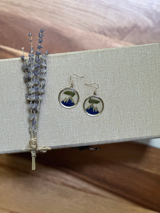 Blue Ridge Mountain Earrings